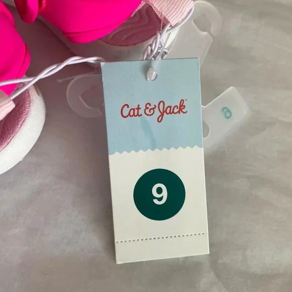 Girl’s True Apparel Water Shoes Adjustable Strap - Cat & Jack Pink Size 9 - Picture 2 of 4